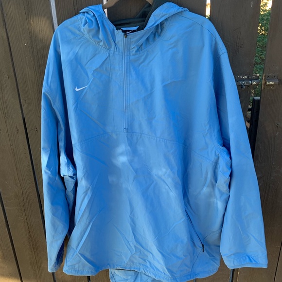Light blue nike zip up jacket Clearance